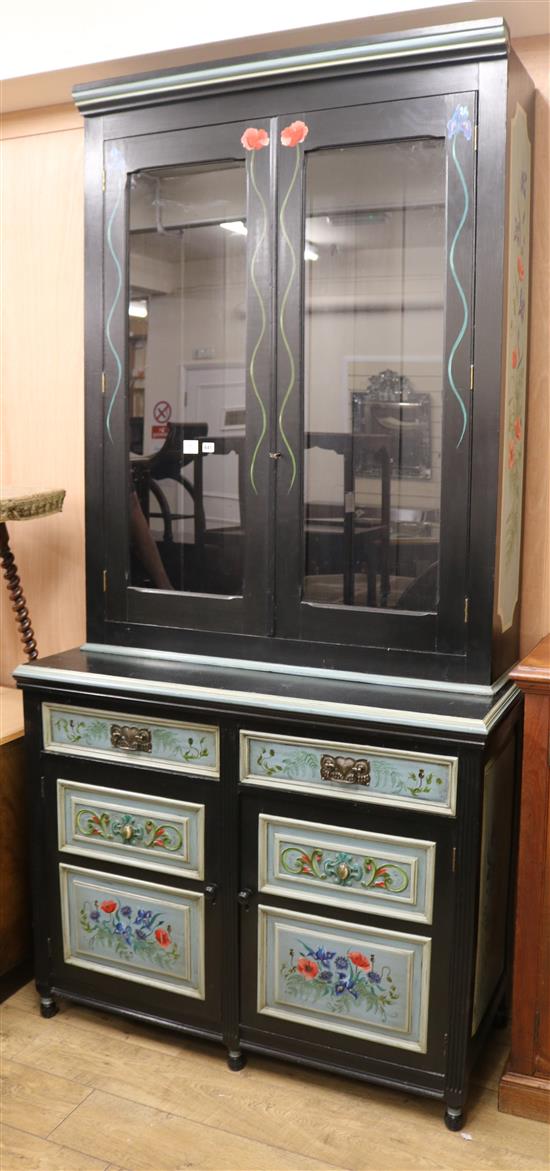 A painted dresser, W.120cm